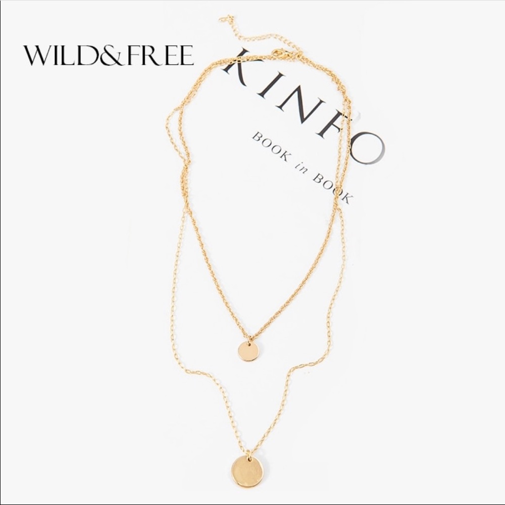 💕 dainty two layer necklace 💕 - Picture 1 of 6